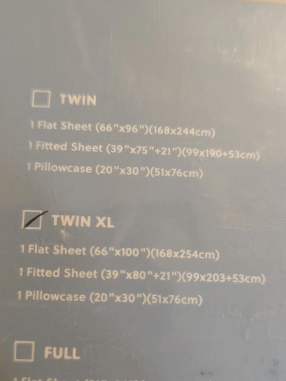 Bedsure Sheet Set Size Twin XL Grey Moisture-Wicking Dorm Room